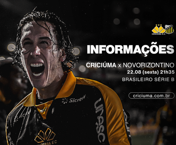 SERVIÇO DE JOGO PARA CRICIÚMA X NOVORIZONTINO