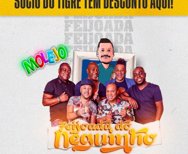 Sócio do Tigre tem desconto na Feijoada do Neguinho