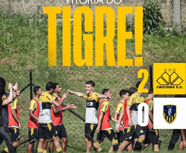 Sub-16 do Tigre está na decisão da Copa Santa Catarina