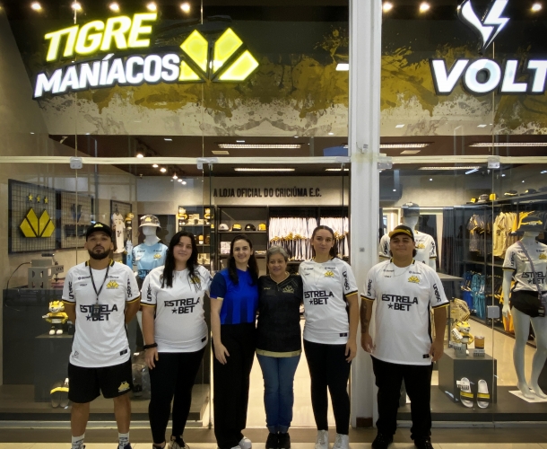Terceira loja do Criciúma é aberta no Criciúma Shopping