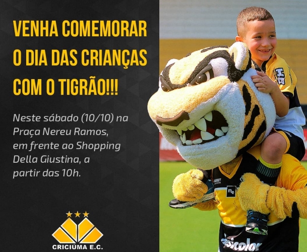 Tigrão comemora o dia das crianças na Nereu Ramos 