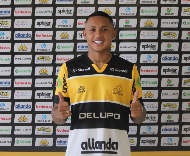 Criciúma apresenta oficialmente Guilherme Azevedo