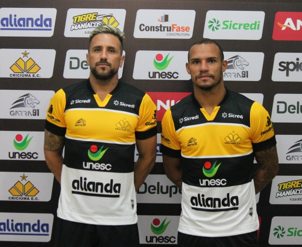 Tigre apresenta oficialmente Luiz Paulo e Arilson