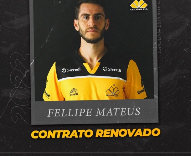 Tigre confirma a renovação do meia Fellipe Mateus