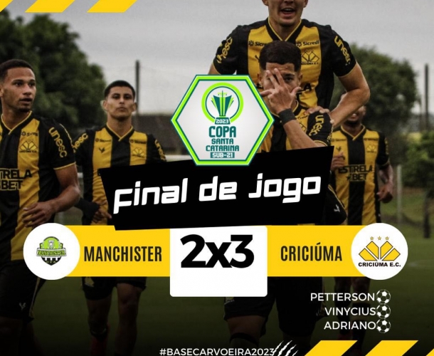 Tigre segue 100% na disputa da Copa SC Sub-21 
