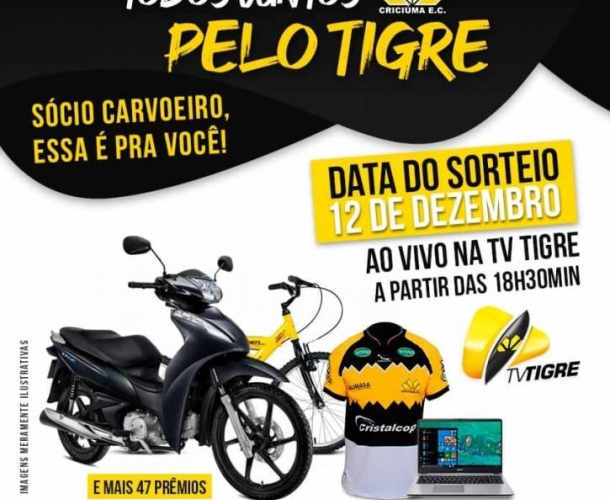 TV Tigre sorteará prêmios da campanha “Todos Juntos Pelo Tigre”