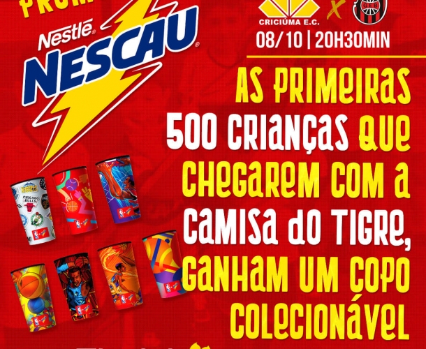Vista o manto com a energia de Nescau